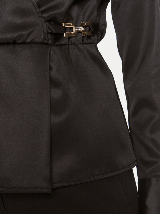 Liu Jo Liu Jo Bluză MF3216 T3450 Negru Regular Fit