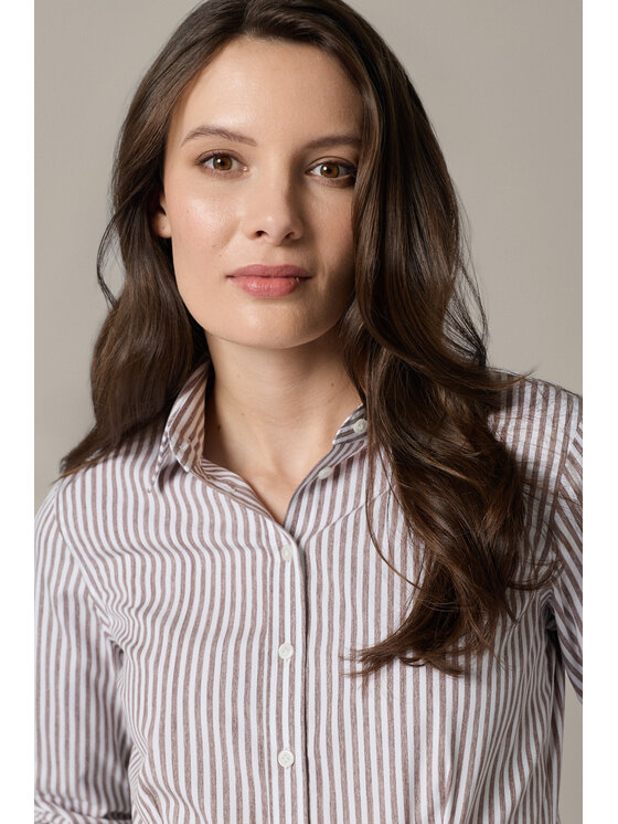 Lancerto Lancerto Koszula Rina Slim KO073126000023 Beżowy Slim Fit