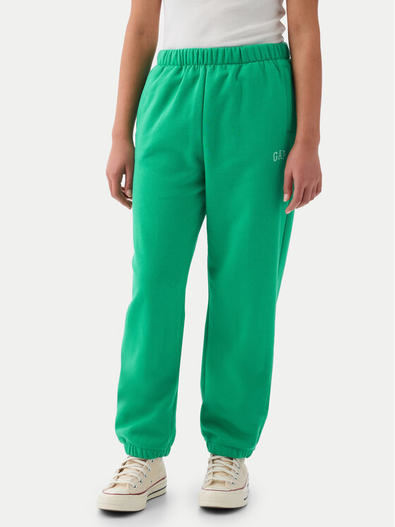Gap Pantaloni trening 870901-05 Verde Relaxed Fit