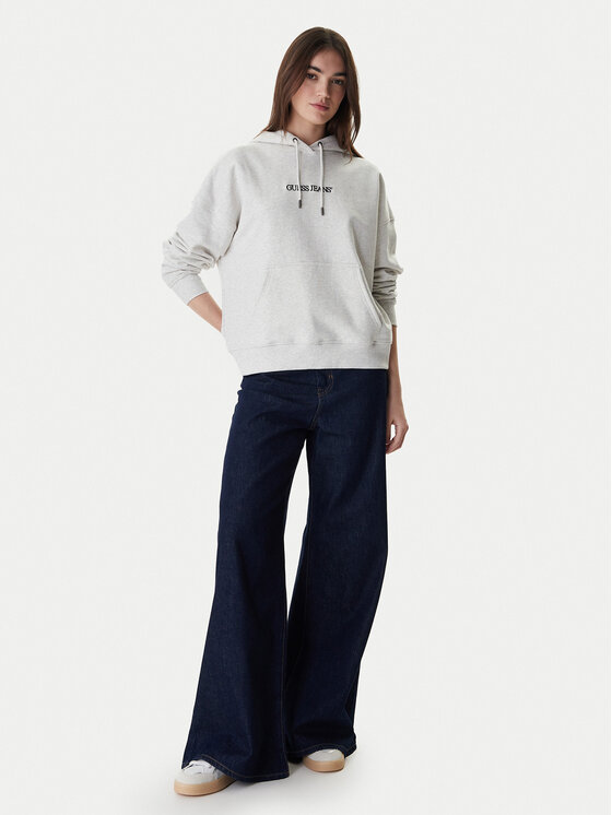 Guess Jeans Guess Jeans Μπλούζα W5RQ27 K68I4 Γκρι Regular Fit