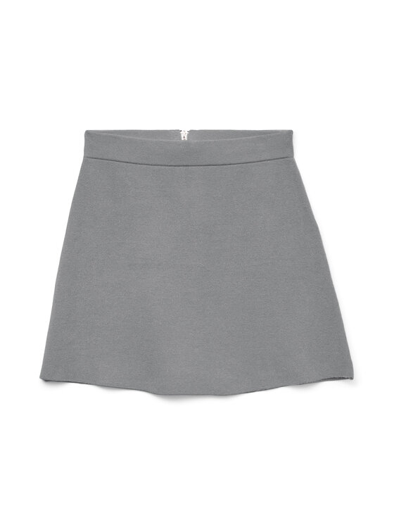 Vero Moda Vero Moda Мини пола Saba 10325944 Сив Regular Fit