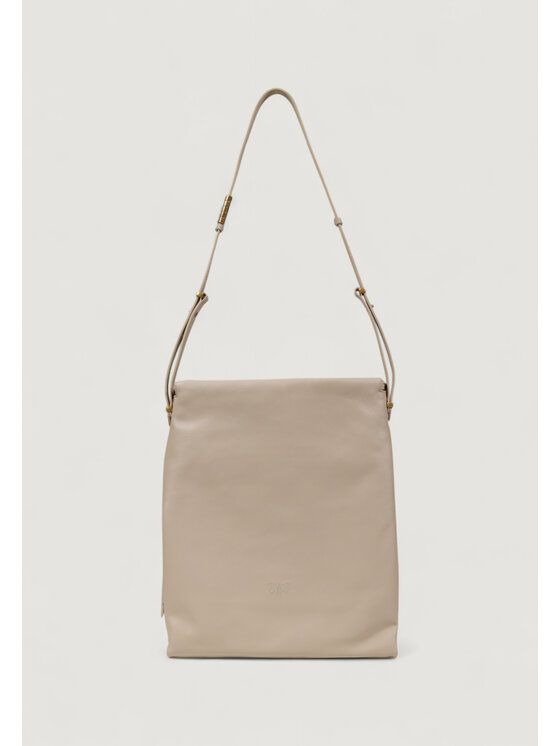 PINKO PINKO Taška SLOUCHY CLASSIC BAG VITELLO Béžová