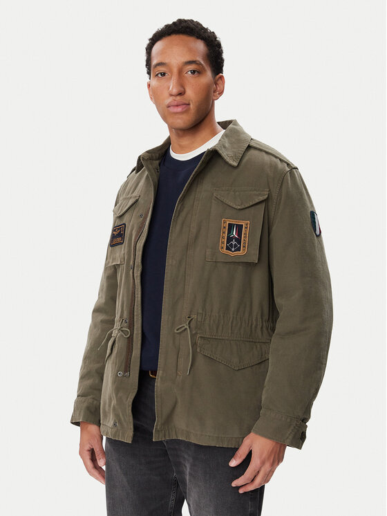 Aeronautica Militare Aeronautica Militare Преходно яке 262AB3087UCT04233 Каки Regular Fit