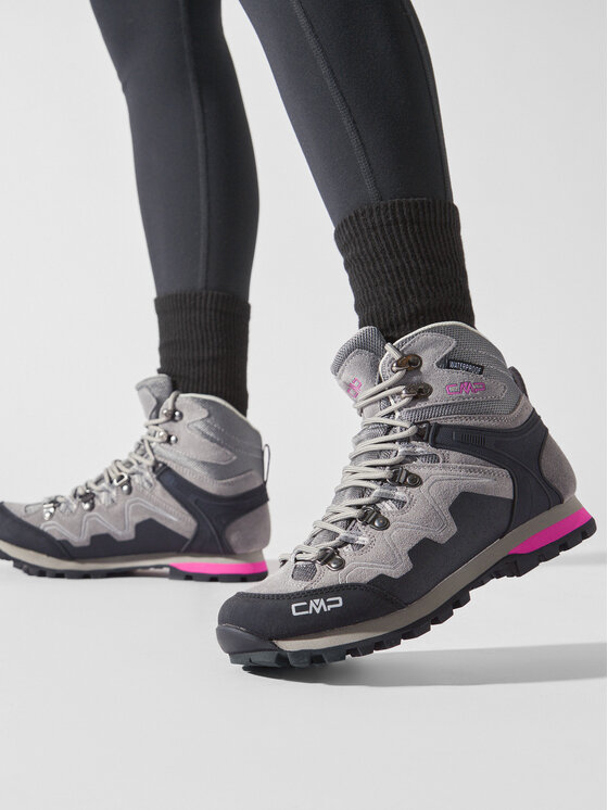 CMP CMP Trekking čevlji Athunis Mid Wmn Trekking Wp 31Q4976 Siva
