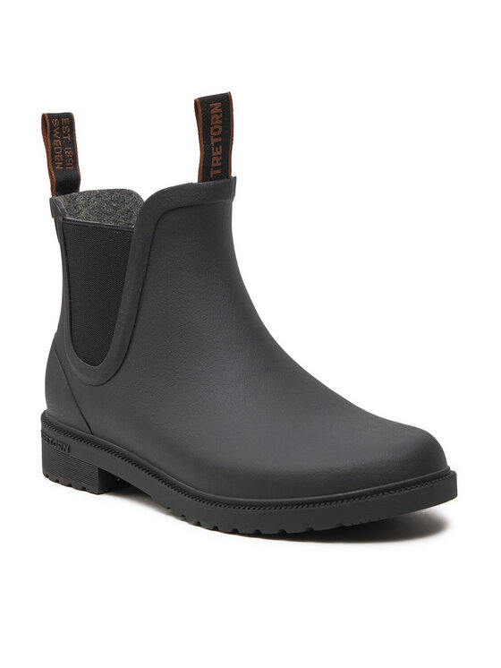 Tretorn Tretorn Gummistiefel Chelsea Classic Wool 47341710 Schwarz