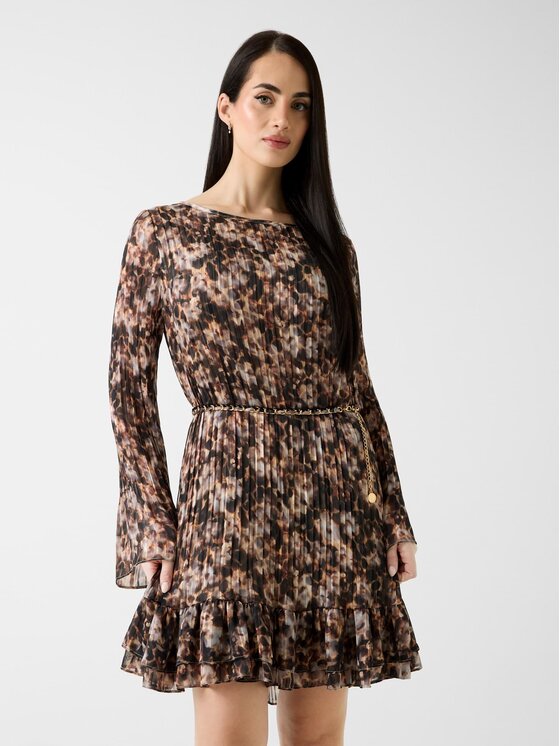 Guess Guess Vestito da giorno 180408 Marrone Classic Fit