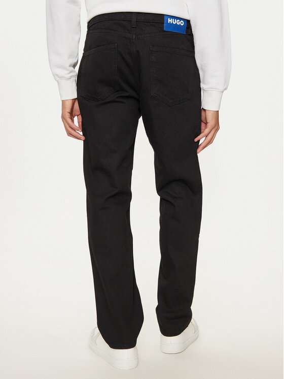 HUGO Hugo Jeansy Jonah 50511485 Czarny Regular Fit