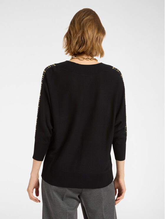 Elena Mirò Elena Mirò Cardigan M462Z000595N033 Nero Boxy Fit