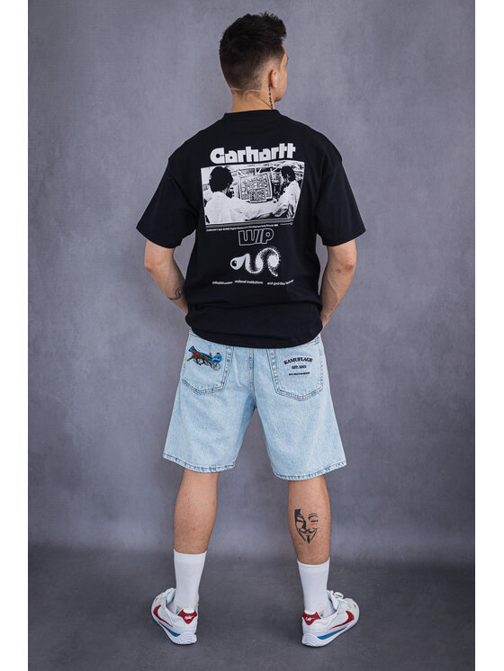 Kamuflage Kamuflage Szorty Riders Club Niebieski Basic Fit