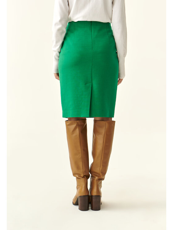 TATUUM TATUUM Midi sukňa DONRI 1 Zelená Close Fit