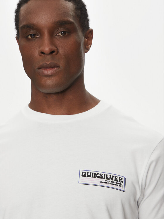 Quiksilver Quiksilver T-Shirt EQYZT08095 Bílá Regular Fit