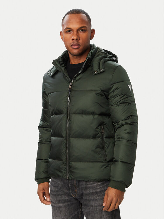 Guess Guess Winterjacke M6BL42 W4154 Dunkelgrün Regular Fit