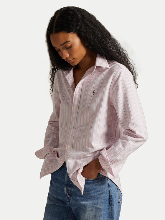 Polo Ralph Lauren Polo Ralph Lauren Πουκάμισο 211970739502 Ροζ Relaxed Fit