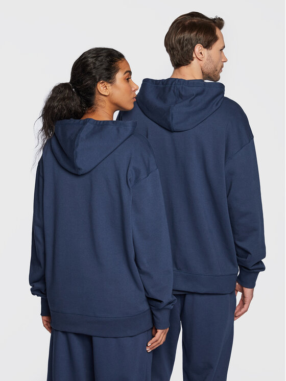 New Balance New Balance Bluza Unisex UT21500 Granatowy Relaxed Fit
