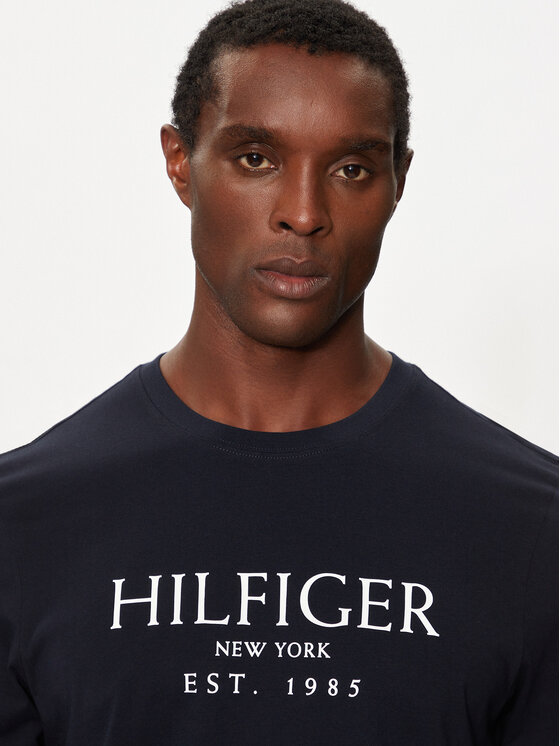 Tommy Hilfiger Tommy Hilfiger T-krekls MW0MW36499 Tumši zils Regular Fit