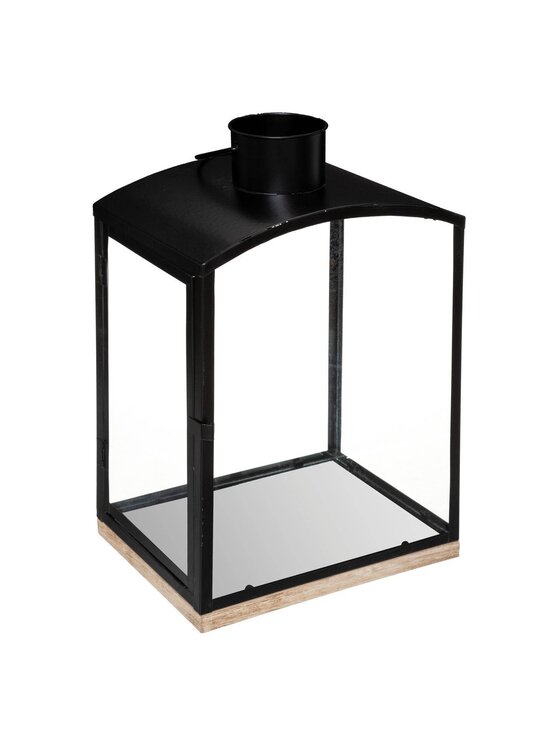 MIAhome MIAhome Lampion 2 szt. metalowe FANAR Czarny