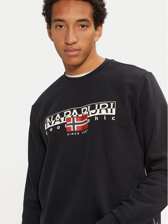 Napapijri Napapijri Felpa B-Aylm NP0A4I1F Nero Regular Fit