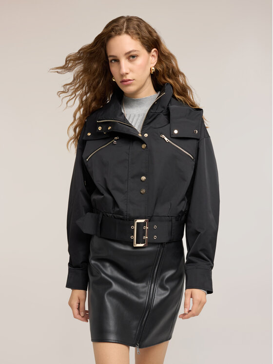 Motivi Motivi Cappotto invernale R023W000195N033 Nero Boxy Fit