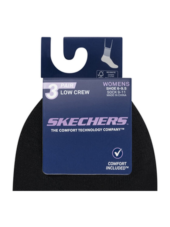Skechers Skechers Skarpety długie S601827-BLK Czarny