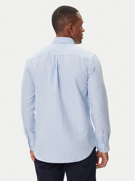 Tommy Hilfiger Tommy Hilfiger Πουκάμισο MW0MW40704 Γαλάζιο Regular Fit