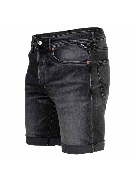 REPLAY REPLAY Szorty materiałowe 28638 Szary Slim Fit