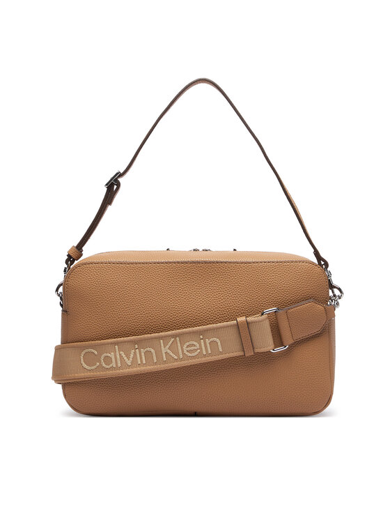 Calvin Klein Calvin Klein Soma Webbing 2X Strap Lg Camera Bag LV04F3642G Bēšs