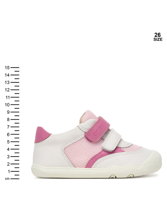 Geox Geox Сникърси B Steppieup Girl B6563A 08514 C0406 Бял