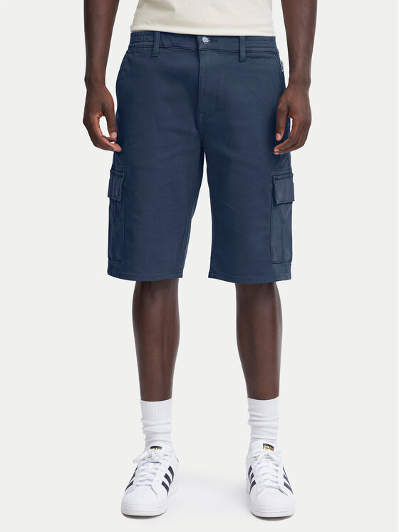 Blend Blend Pantaloncini di tessuto 20716437 Blu scuro Regular Fit
