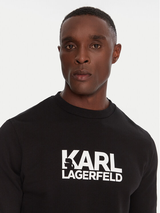 KARL LAGERFELD KARL LAGERFELD Суитшърт 705091 554917 Черен Regular Fit
