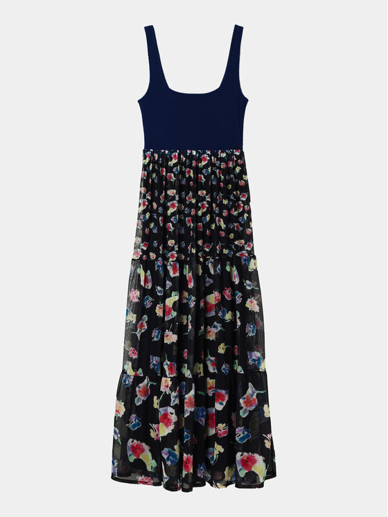 Desigual Desigual Sukienka letnia Vancouver 24SWVK58 Granatowy Regular Fit