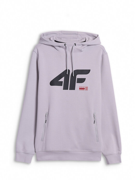 4F 4F Bluza COMMERCIAL Szary jasny Regular Fit