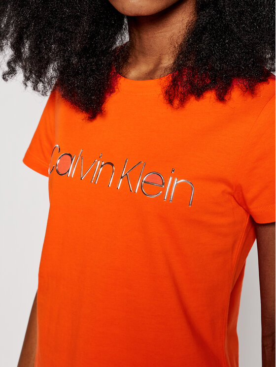 Calvin Klein Marškinėliai Metallic Logo 
