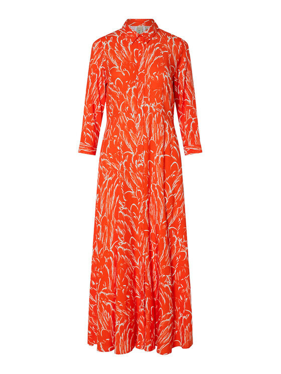YAS YAS Rochie tip cămașă Savanna 26022663 Portocaliu Loose Fit