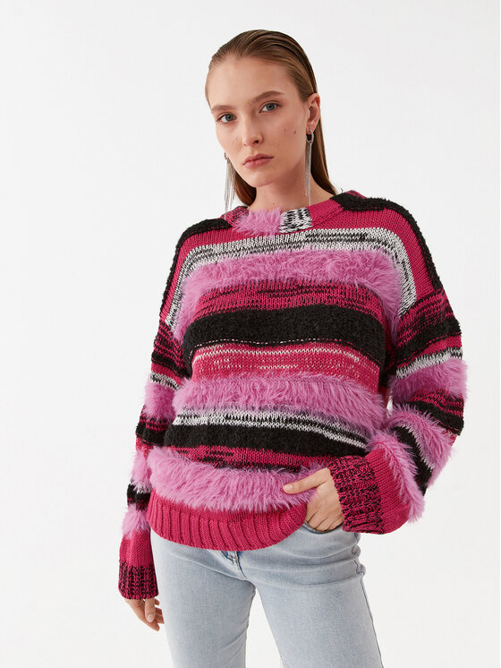 Pinko Pulover Antilope 101799 A15K Colorat Relaxed Fit