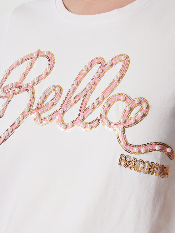 Fracomina Fracomina T-krekls FR23ST3003J401N5 Balts Regular Fit