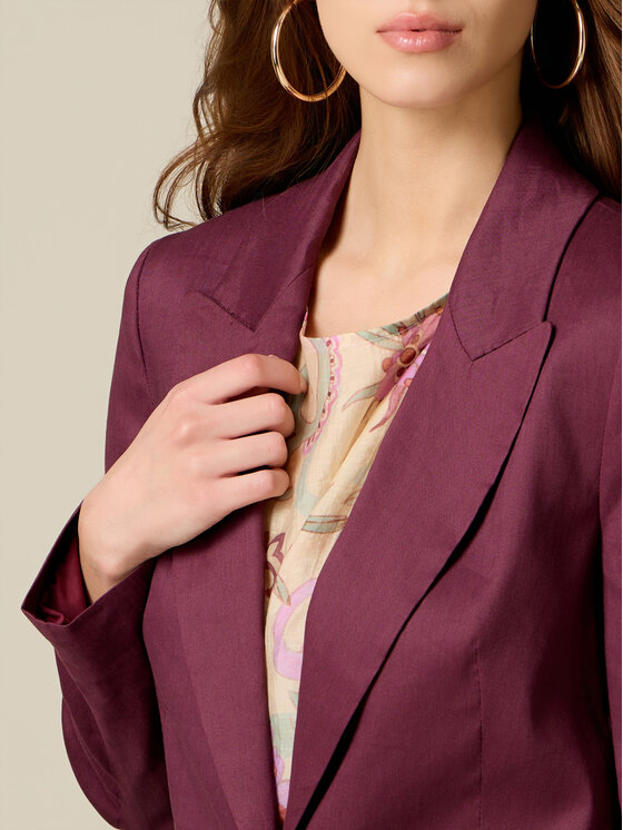 Oltre Oltre Giacca da abito Q002R004620N036 Bordeaux Regular Fit