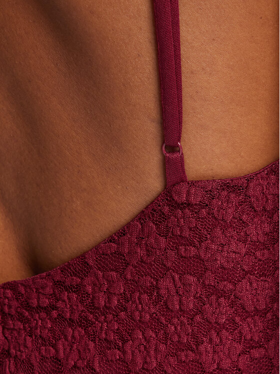 Bardot Bardot Koktélruha Adoni Mesh 57998DB1 Bordó Regular Fit