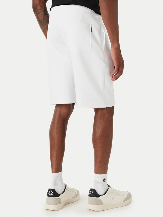 Beverly Hills Polo Club Beverly Hills Polo Club Спортни шорти M6603B-HR Бял Regular Fit