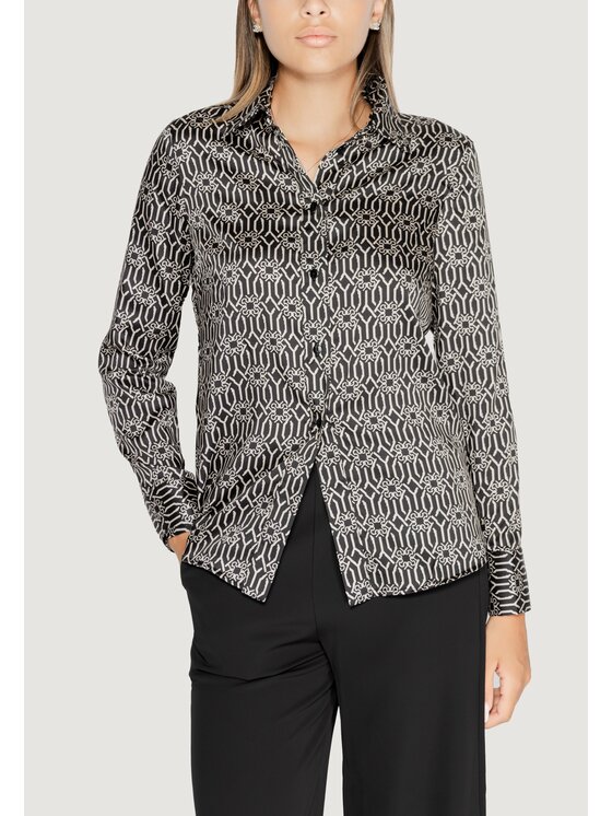 Rinascimento Rinascimento Blusa CFC0119892003 Nero Shirt Fit
