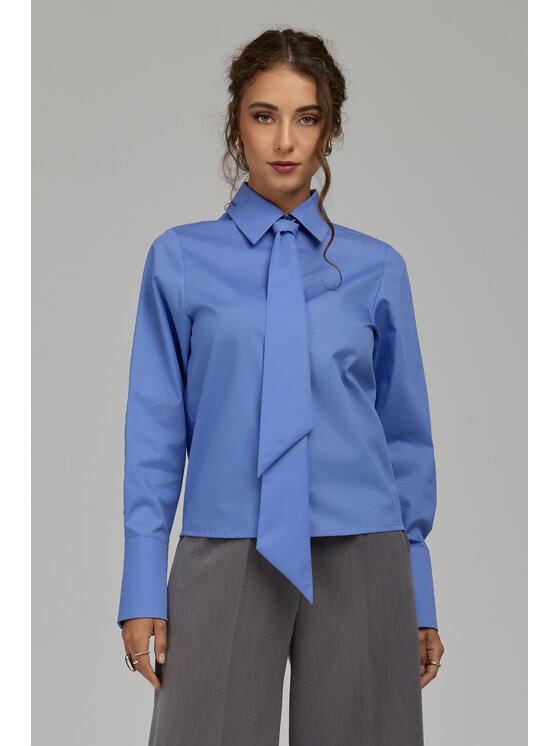NIFE NIFE Košile K101 Modrá Classic Fit