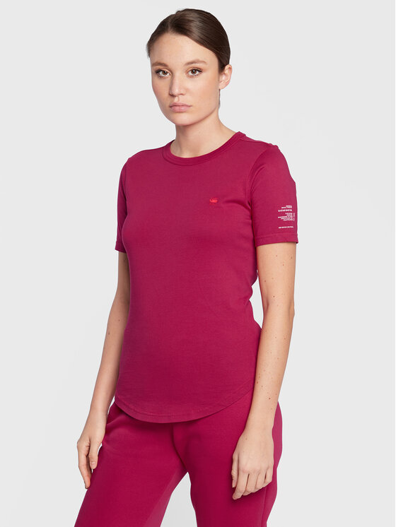 G-Star Raw Tričko Mysid D21241-C506-D305 Ružová Slim Fit