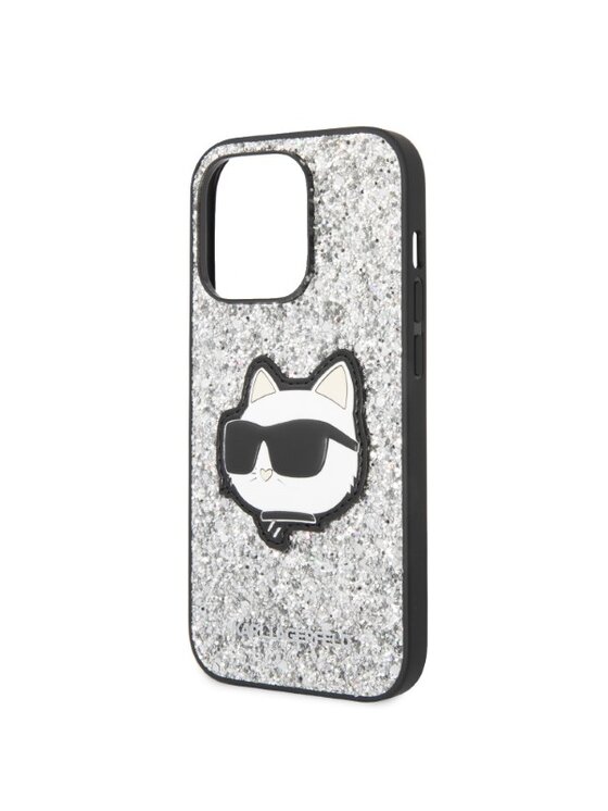 KARL LAGERFELD KARL LAGERFELD Etui na telefon iPhone 14 Pro Max Srebrny