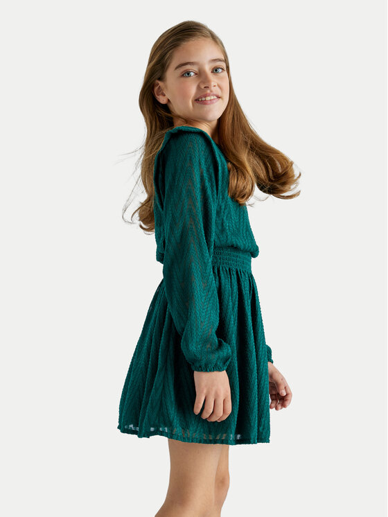 Mayoral Mayoral Elegantne kleit 7977 Roheline Regular Fit