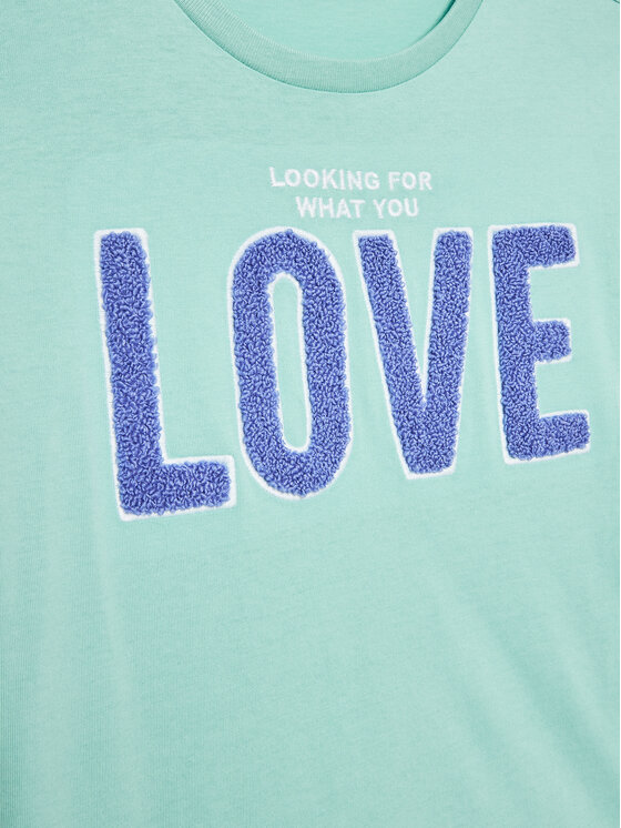 United Colors Of Benetton United Colors Of Benetton T-shirt 3096C10AY Verde Oversize