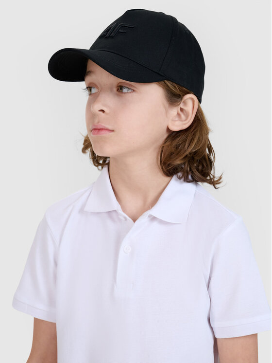 4F 4F Polo BASIC+ Biały Regular Fit