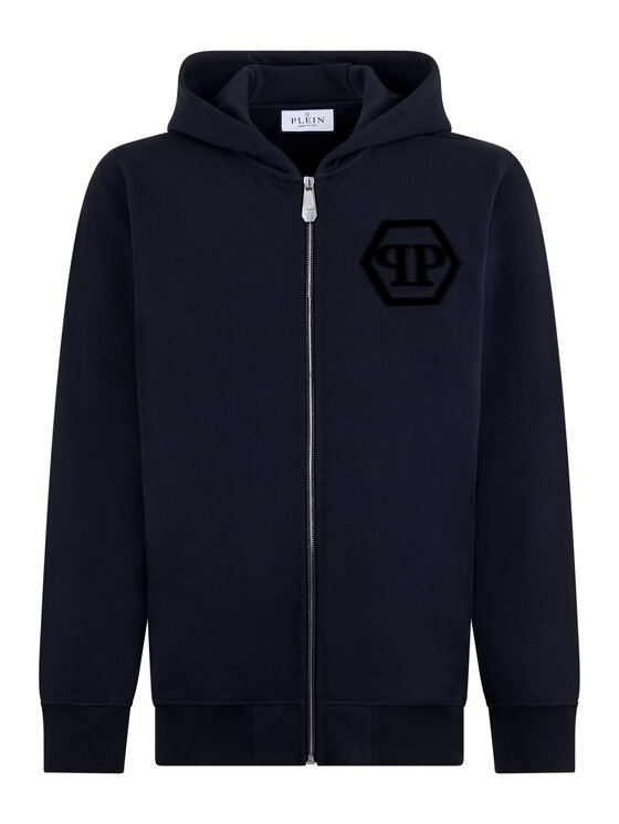 PHILIPP PLEIN PHILIPP PLEIN Felpa 31312 Blu scuro Athletic Fit