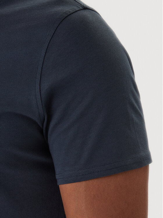 Tommy Jeans Tommy Jeans T-Shirt DM0DM04411 Tmavomodrá Slim Fit