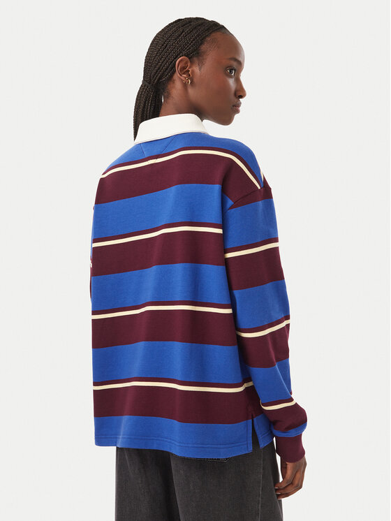 Tommy Jeans Tommy Jeans Polo Script Rugby DW0DW23303 Μπλε Relaxed Fit