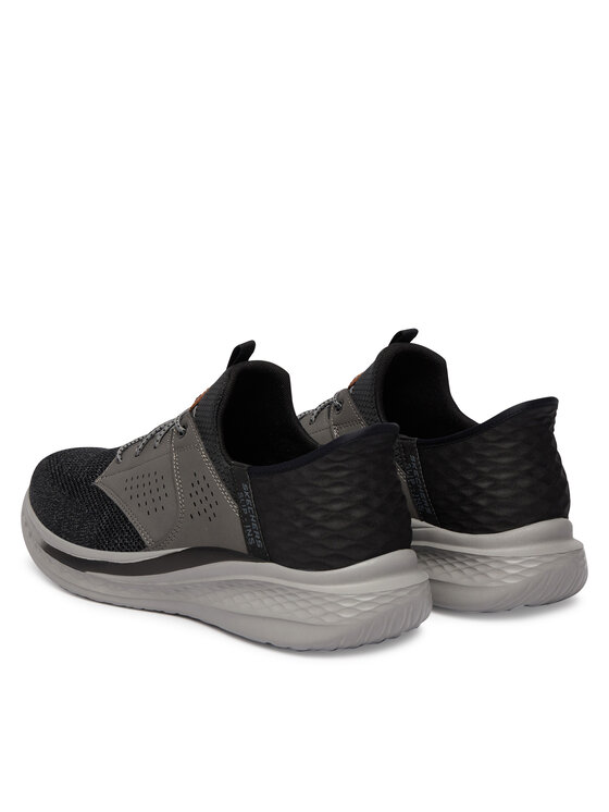 Skechers Skechers Сникърси Slip-Ins Rf: Slade - Caster 210889/BKGY Черен