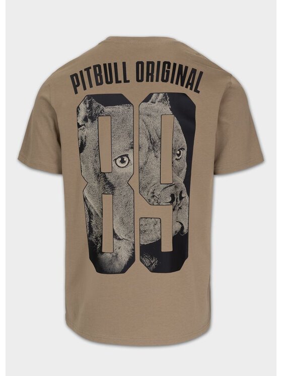 T-Shirt, rozmiar 3XL, Beżowe, Koszulka męska EIGHTY NINE DOG L